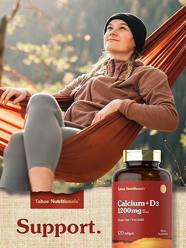 Miniatura 7 de Carlyle Calcio 1200 mg con vitamina D3  120 cápsulas blandas  Suplemento sin OMG y sin gluten  Tahoe Nutritionals