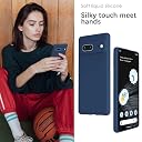 YATWIN Silicone Back Case for Google Pixel 7, Soft-Touch Phone Back Cover for Google Pixel 7 - Dark Blue gallery image