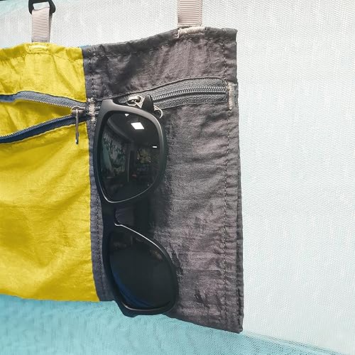 Miniatura 3 de Bolsa organizadora de hamacas, bolsa colgante, bolsa de almacenamiento portátil para hamaca, contenedor de almacenamiento para camping, escalada,