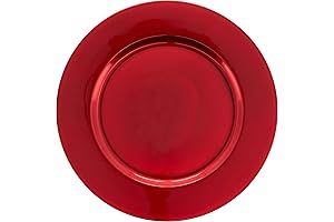 SARO LIFESTYLE Classic Design Charger Plates Set of 4