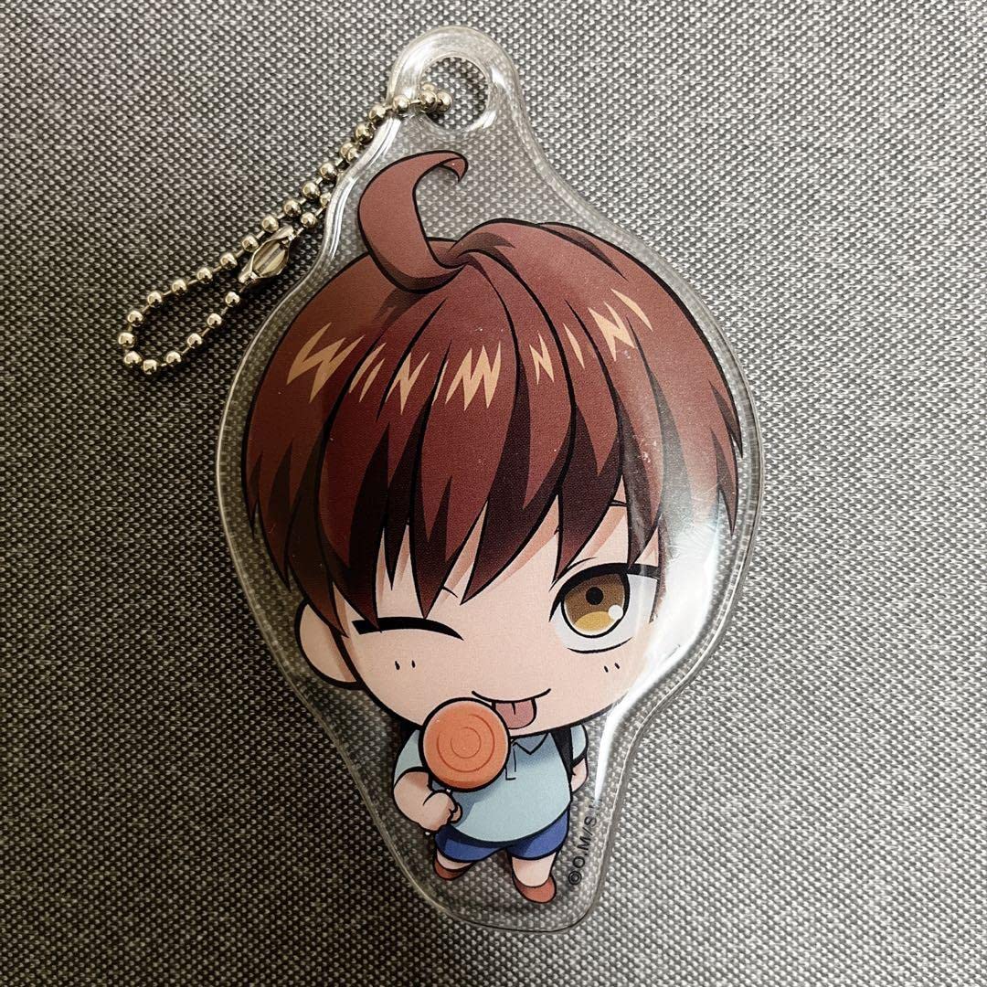 ワンパンマン　サイタマ　ラバーストラップ　ラバーキーホルダー ワンパンマン サイタマB ぴたっとねじまきらばーすとらふっぷ ラバー