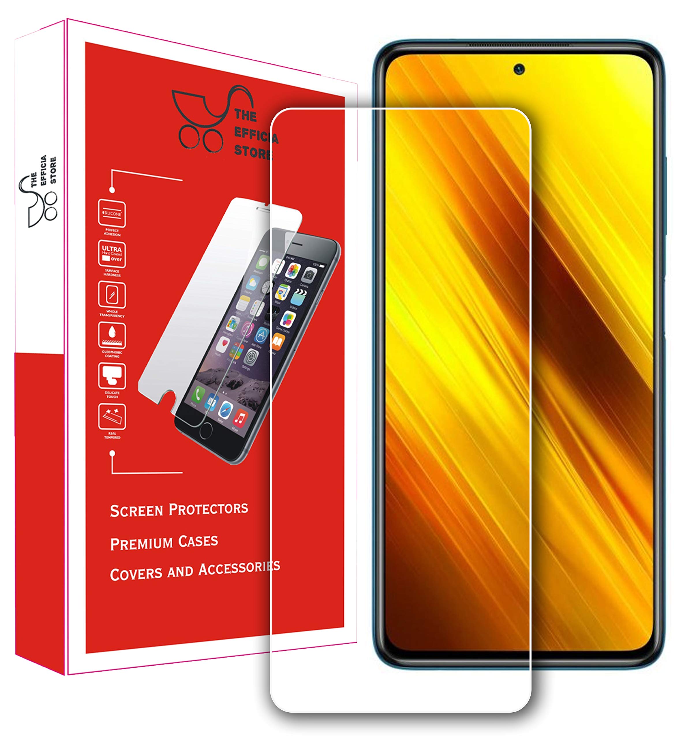 Efficia Screen Protector for Mi Redmi Note 10 Lite [Tempered Glass Guard] [Gorilla] Easy Installation [Anti FingerPrint] (B09MK9G6D1) Amazon Price History, Amazon Price Tracker