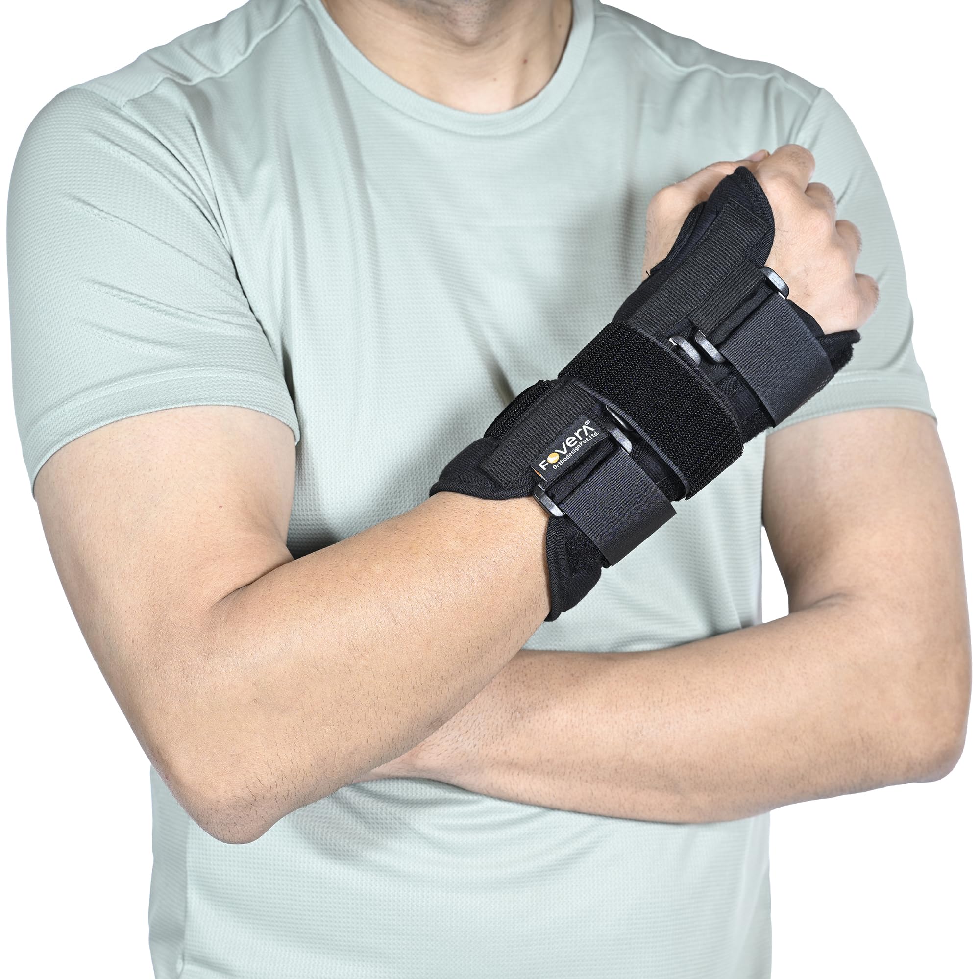FOVERA Wrist Splint Brace for Carpal Tunnel | Adjustable Wrist Support Brace with Splints | Hand Support for Arthritis, Tendonitis, Sprain, Injuries & Wrist Pain (Size - Medium, Right Hand)-image-38