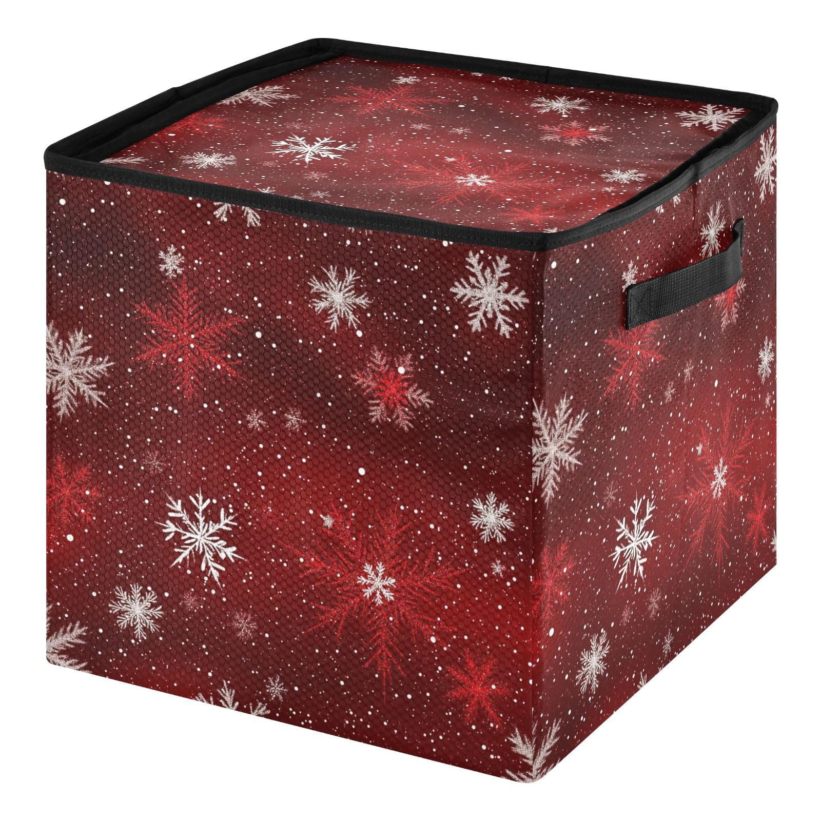 Grand organisateur de décoration rouge pour protéger 64 boules de Noël de la casse