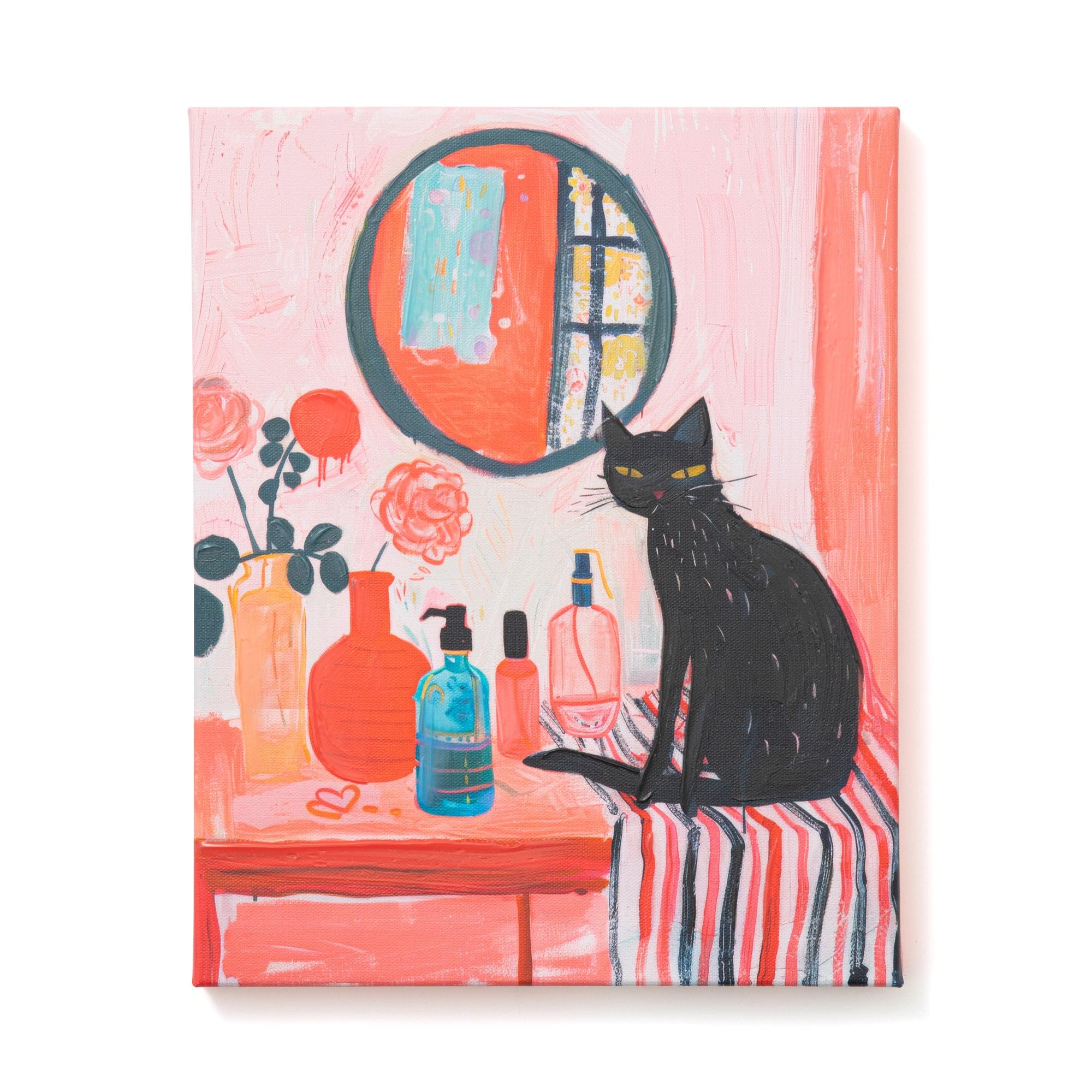 Amazon.co.jp: Francfranc フランフラン キャット アートボード 絵画