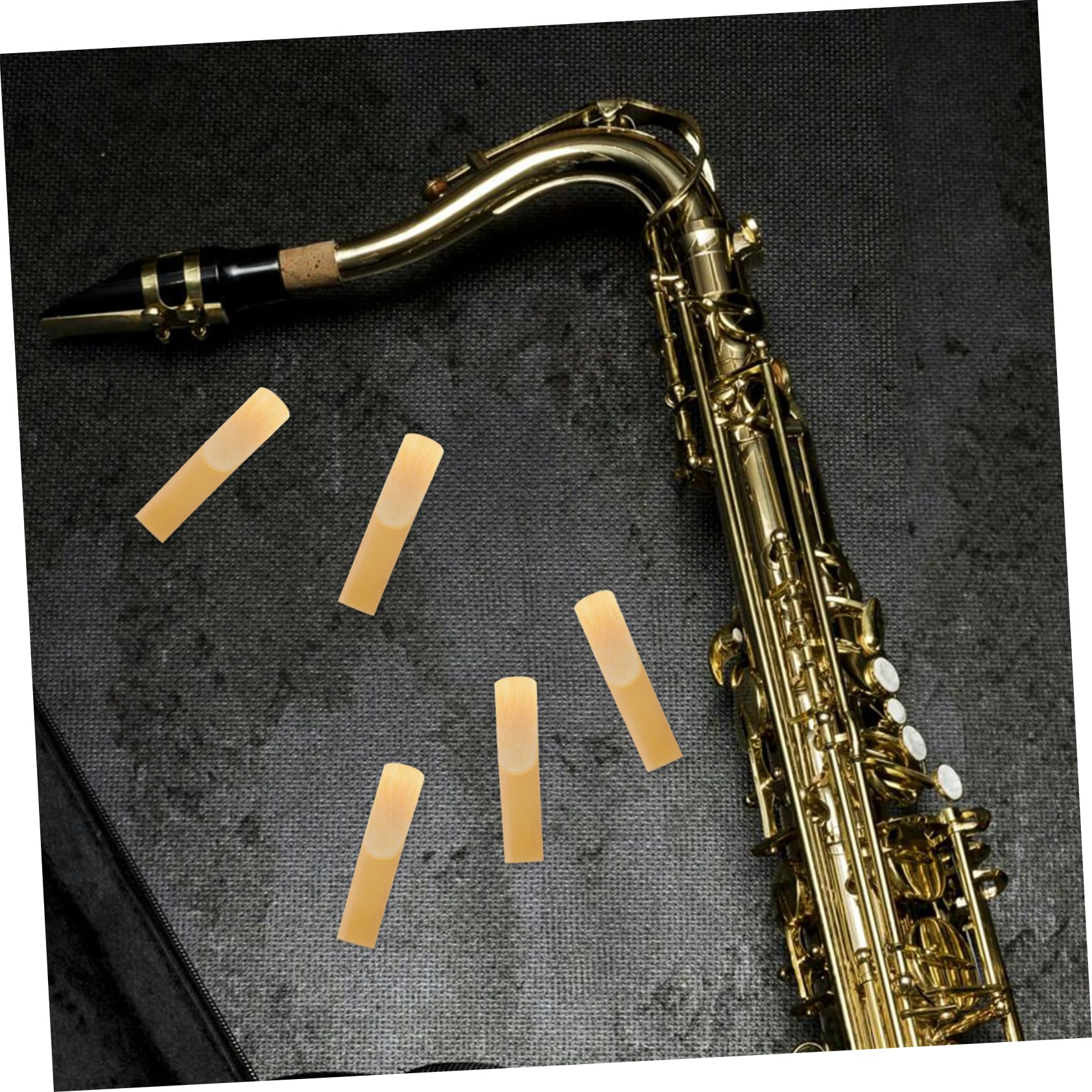 HEMOTON 50 Pz Ancia Per Sassofono Forniture Di Sassofono Ance Sax Tenore Ance Da 1,5 Sax Ance Per Clarinetto 2.0 Accessorio Per Ancia Di Sax Parti Di Ance Sax Ance Di Sax Canna