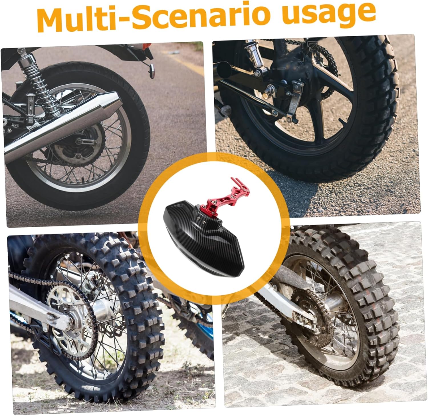 Motorcycle Mudguards Rear Mud Guard Rear Mudguard for Splash Guard Enhance Performance