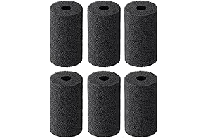 Pawfly 6-Pack Pre-Filter Sponge for Crystal-Clear Aquarium Water