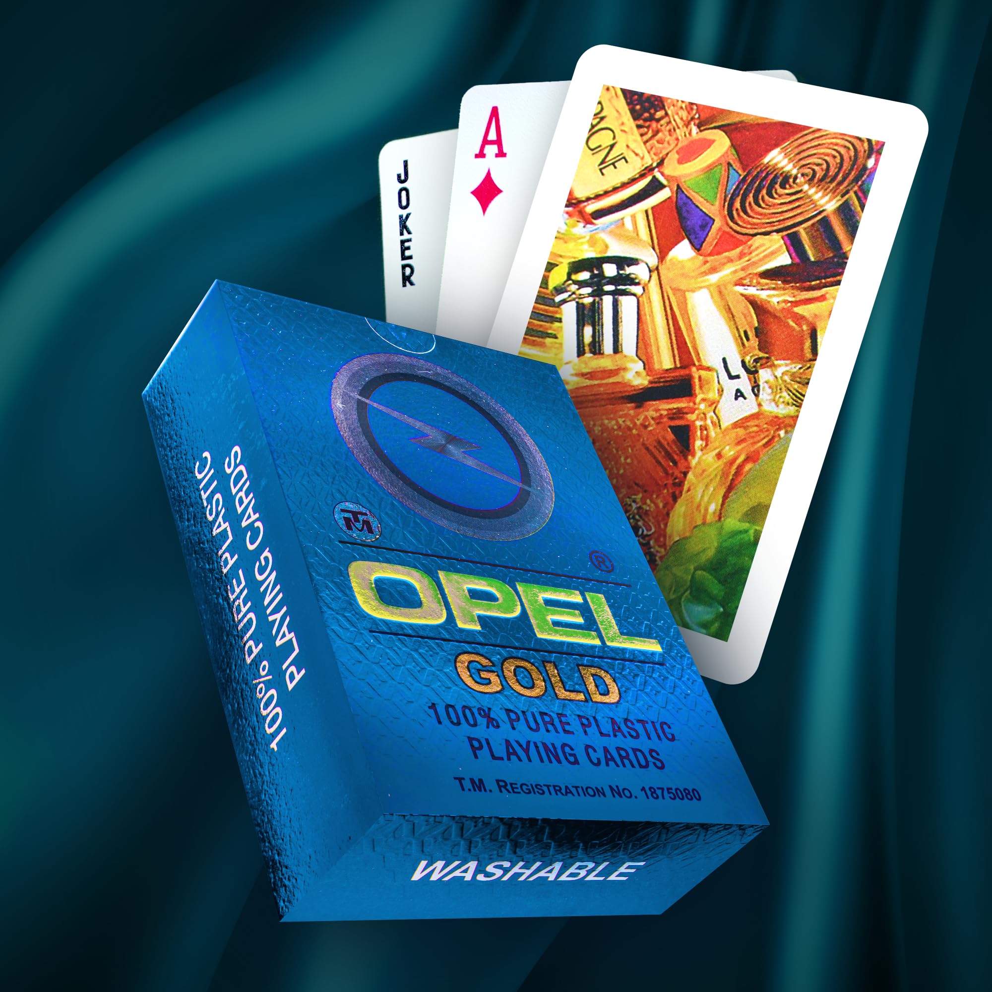 Emperor's Opel Gold 100% Pure Plastic Playing Cards Game | Card