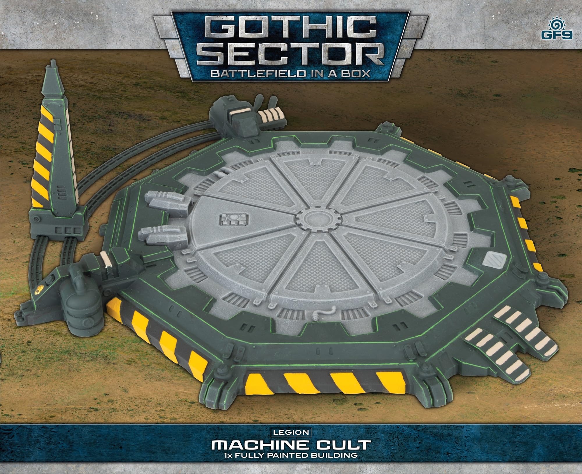 Gale Force Nine Legion - Machine Cult, Dark, Muted Shades (Metallic Grey, Dark Grey), Large - Image 3