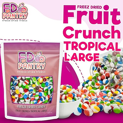 Vista 53 de Fruit Crunch - Caramelos liofilizados originales de 1 libra, surtido de sabores liofilizados de caramelo de fresa, naranja, limón, uva y lima