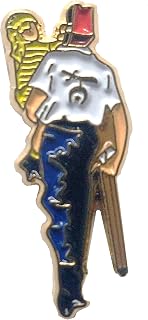 GENUINE TEXAS BRAND Silent Messenger Shriner Tie or Lapel Pin