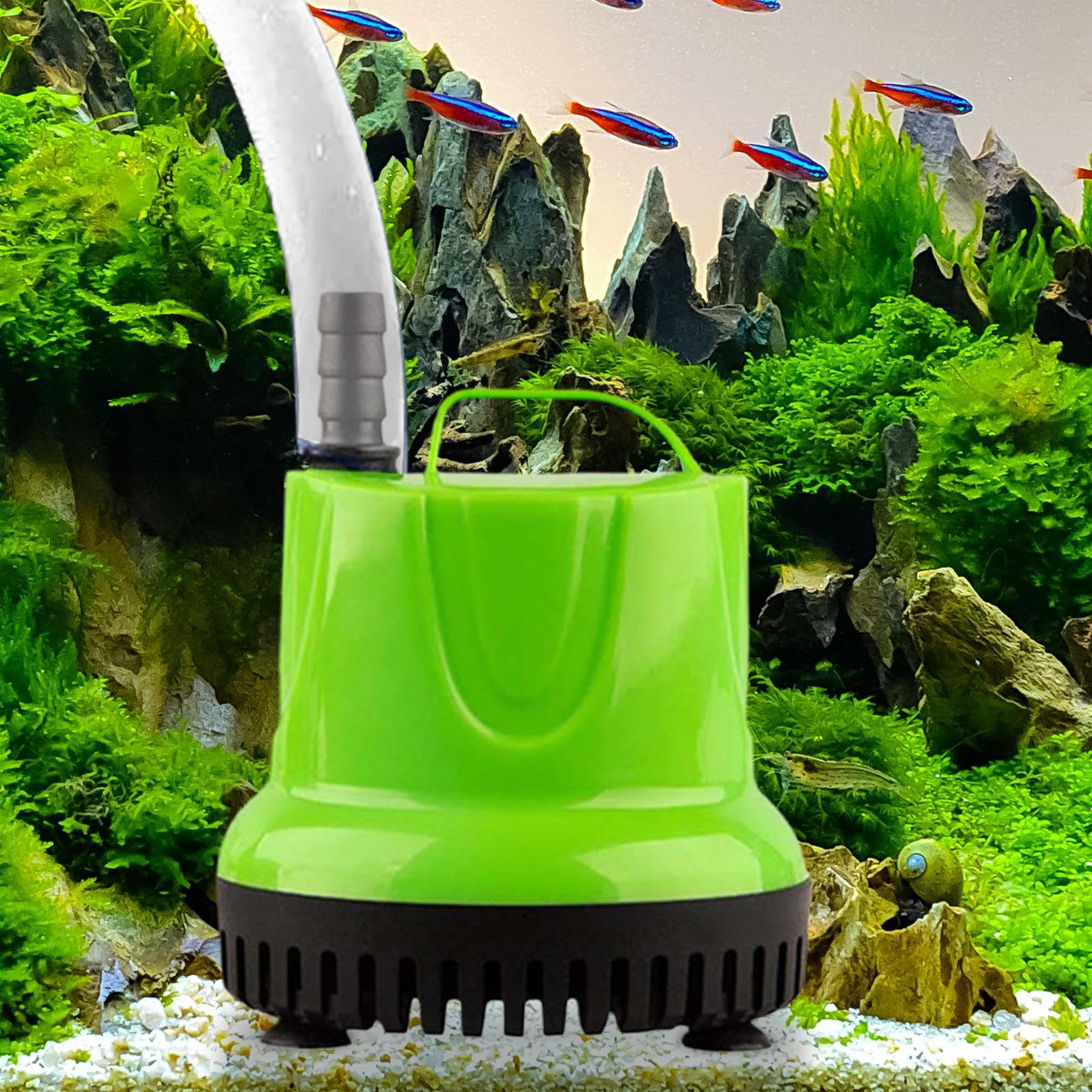 Pompe à eau submersible pour aquarium Dispositif De Circulation Avec Filtre | Pompe De Circulation Pour Aquarium Fontaine À Eau Pour Extérieur, Jardin, Bassin, Piscine, Puisard, Hydroponie