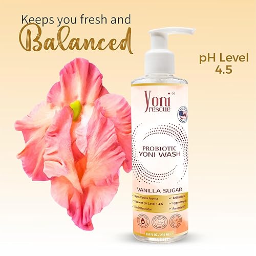 Vista 5 de Pure Probiotic Yoni Wash - Lavado femenino de equilibrio de pH natural para mujeres, esencial humedad, lavado vaginal, desodorante hidratante