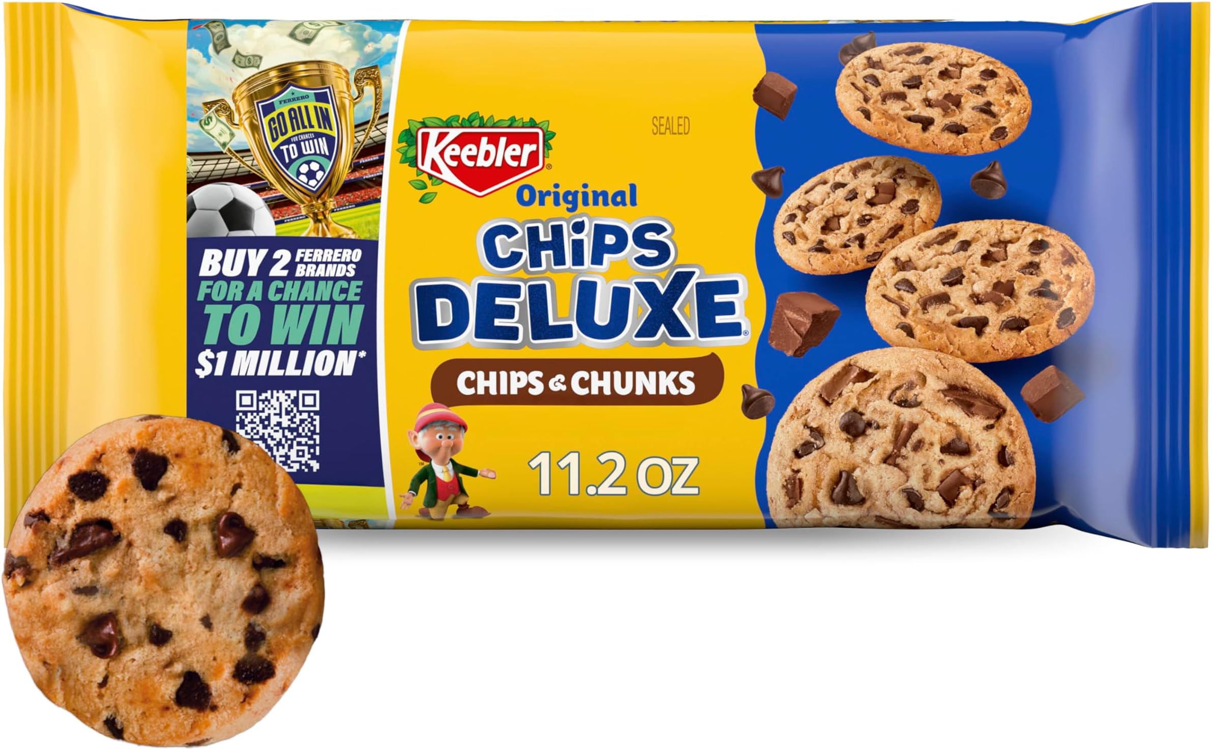 Keebler Chips Deluxe Fudgy, 11.2 oz