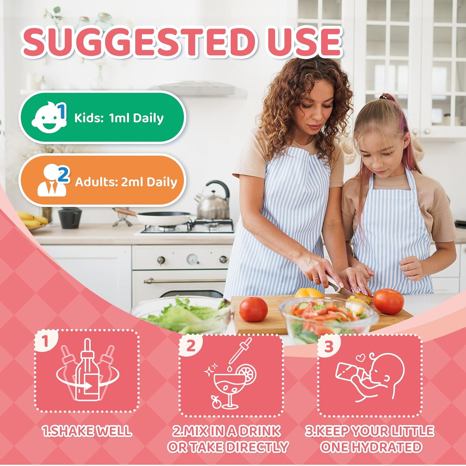 Zeolite Detox for Kids & Adults, Zeolite Clinoptilolite Liquid with Magnesium, Vitamin B12, C, D3, Chlorella & Cilantro Leaf Extract for Gut Support & Speech, Immune, Bone, Energy, Strawberry, 2 Fl Oz - Image 7