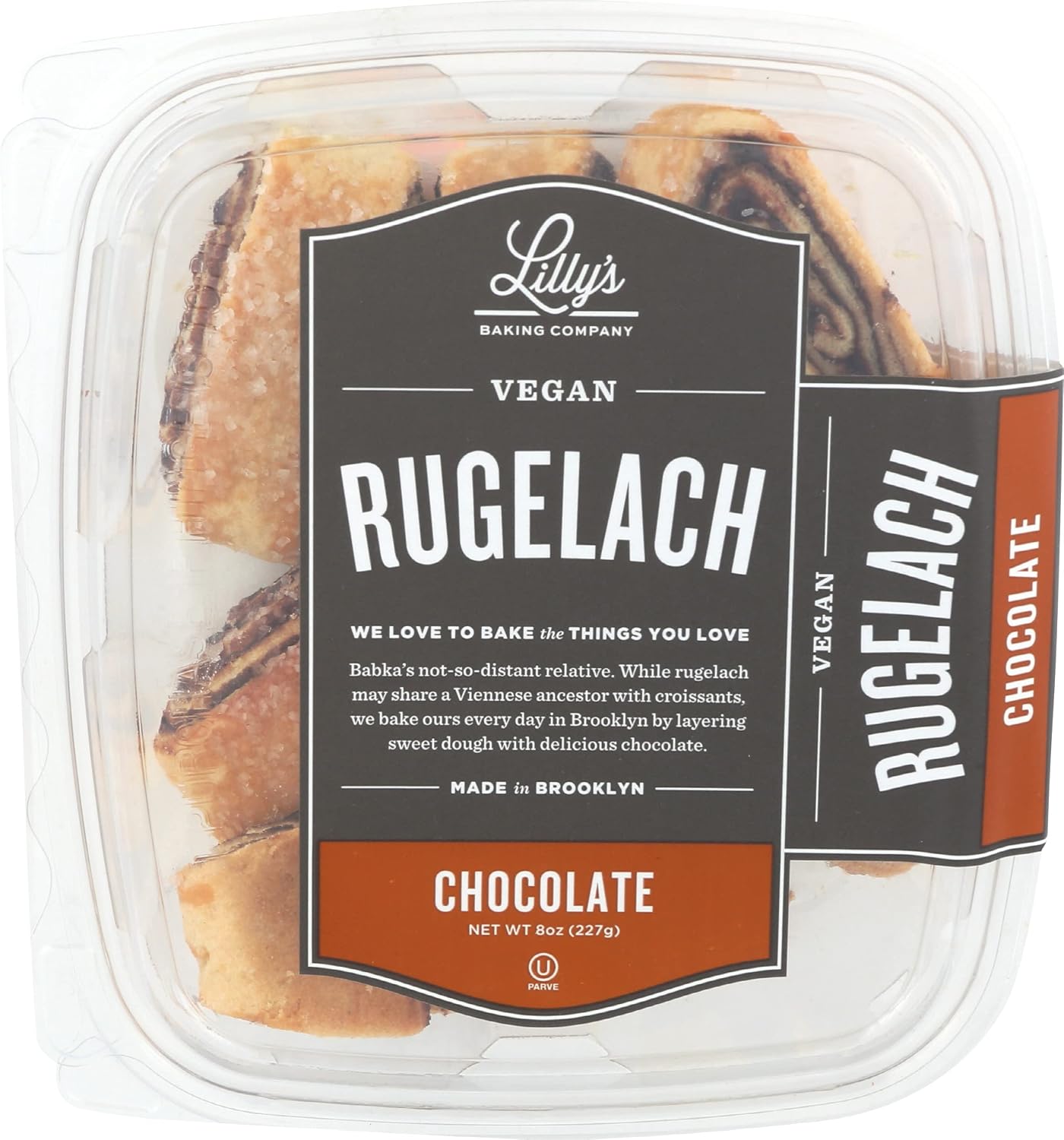 LILLYS HOMESTYLE BAKE SHOP Chocolate Rugelach, 8 OZ