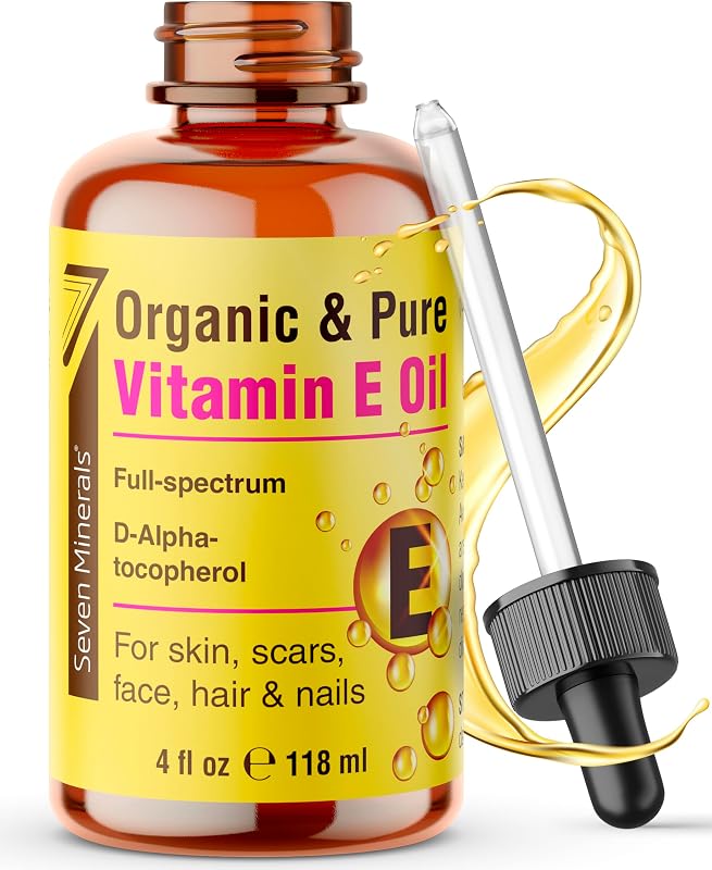 Óleo de Vitamina E Seven Minerals, 120 mL