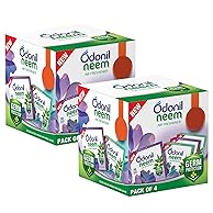 Odonil Bathroom &amp; Toilet Air Freshener, Neem Mixed Fragrance Blocks - Jasmine, Lavender, Orchid, Rose, Long Lasting Fragrance, Lasts upto 30 days,