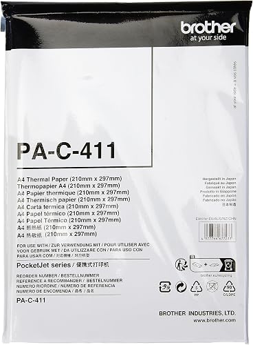 Brother Papier / Thermopapier / A4 / 100 Blatt papier the…