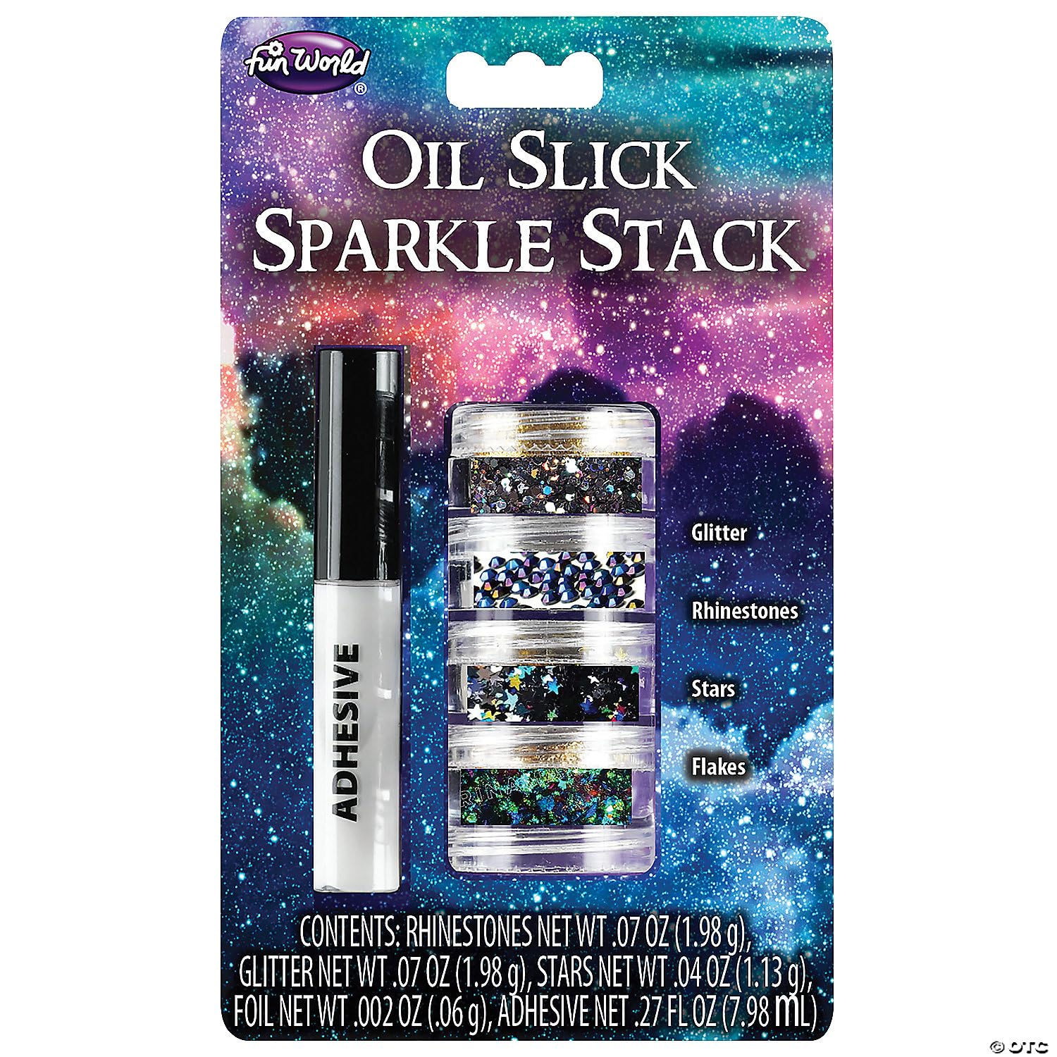 Fun World Gold Sparkle Stack Makeup Kit