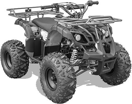MotoTec Bull 125cc 4-Stroke Kids Gas ATV Black MT-ATV-Bull-125cc_Black