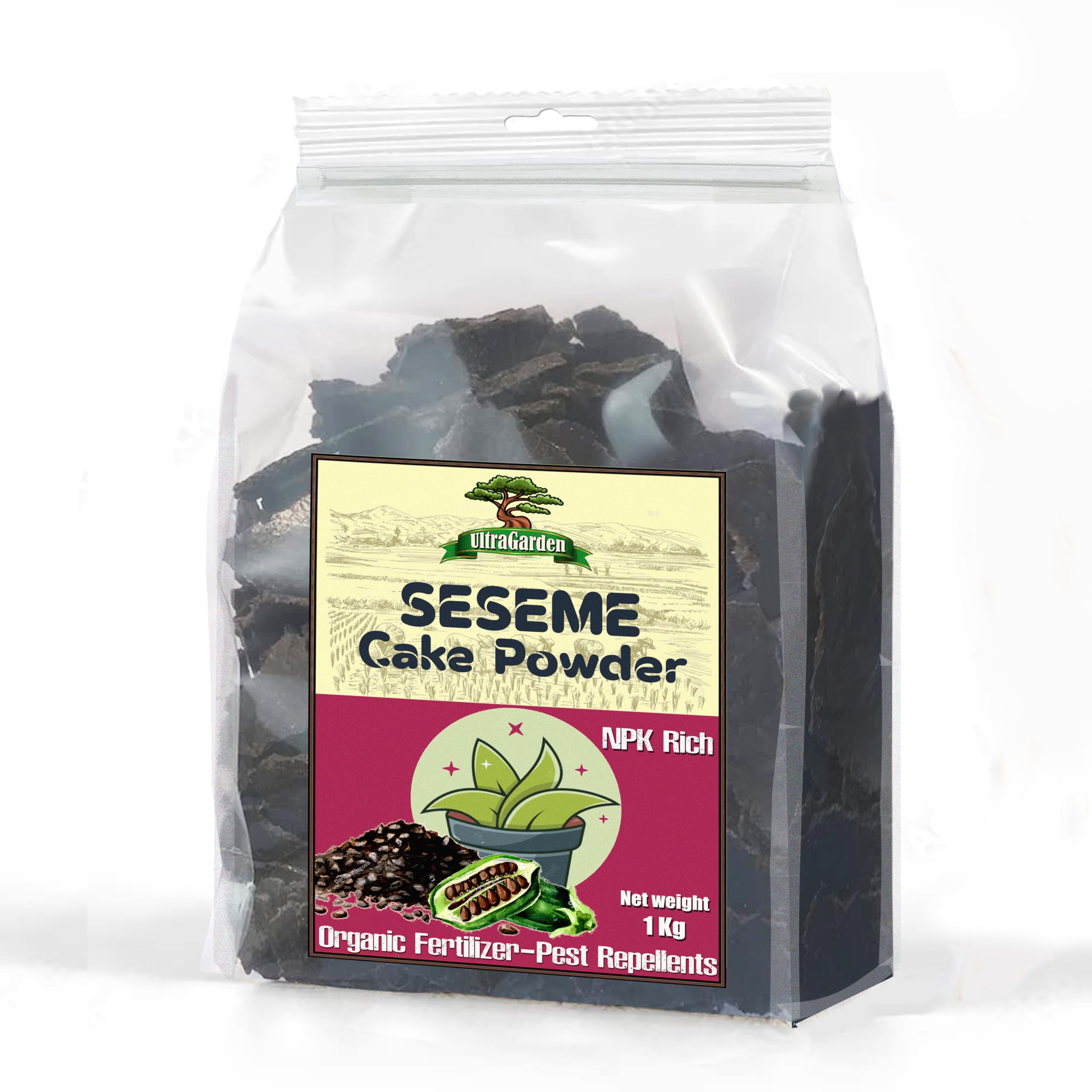Ultragarden Organic Sesame/Ellu Oil Cakes 100% Pure (1 Kg) For Plants (B09XL9DXQF) Amazon Price History, Amazon Price Tracker