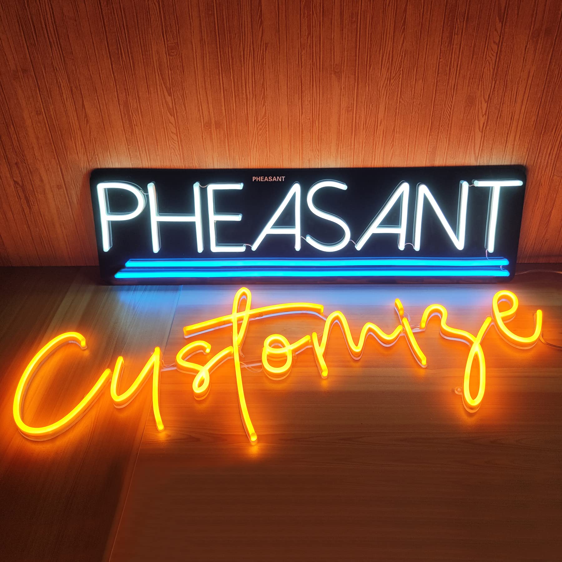 Grand panneau néon LED personnalisé pour mariage, fête d