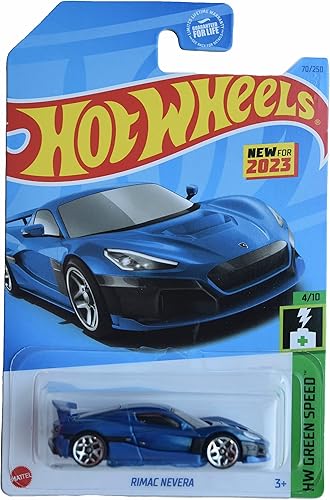 Hot Wheels Rimac Nevera, HW Verde Velocidad 410