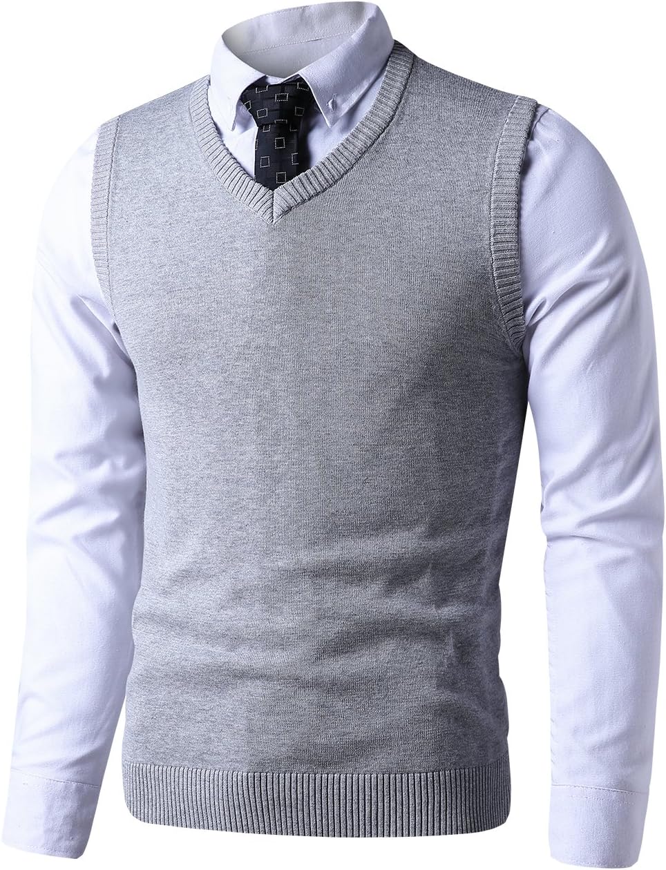Slim Fit Mens V Neck Sweater 
