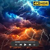 Thunderstorm Ambience Screensavers - 4K Rain & Thunder Sounds for Sleep & Fire TV