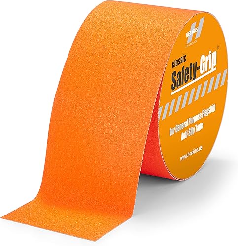 Cinta antideslizante de seguridad estándar de color naranja.