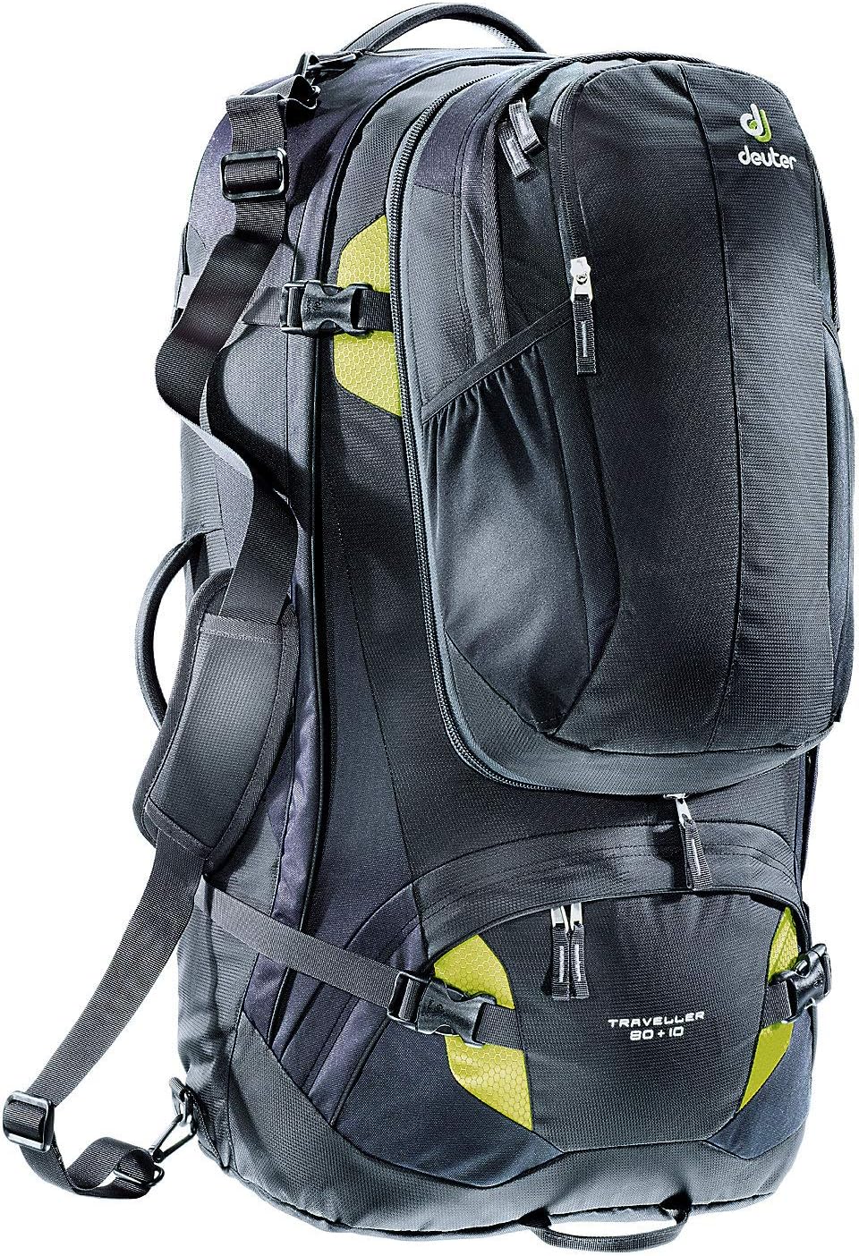 Deuter Traveller Men's Outdoor Hiking Backpack available in Black/Moss - One Size