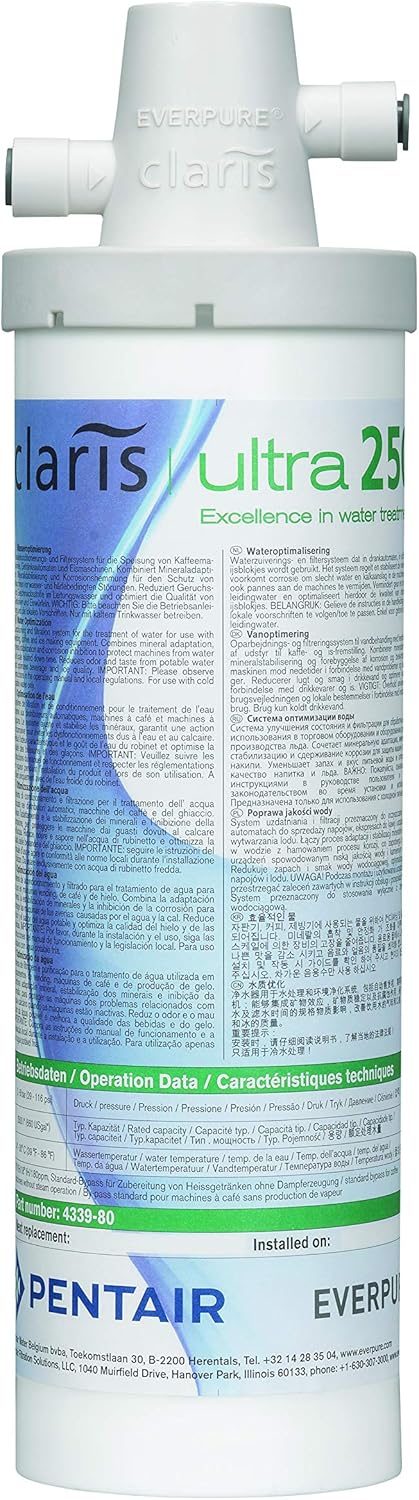 Everpure EV4339-80 Claris Ultra 250 Water Filter Cartridge, White