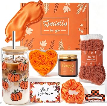 Fall Gifts Basket for Women, Get Well Soon Gift Baskets, Care Package