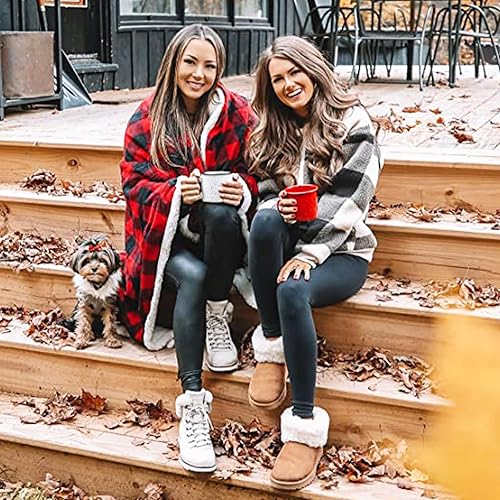 Miniatura 4 de NEW YOUNG Paquete de 3 leggings con forro polar con bolsillos para mujer, pantalones térmicos de cintura alta cálidos para yoga de invierno