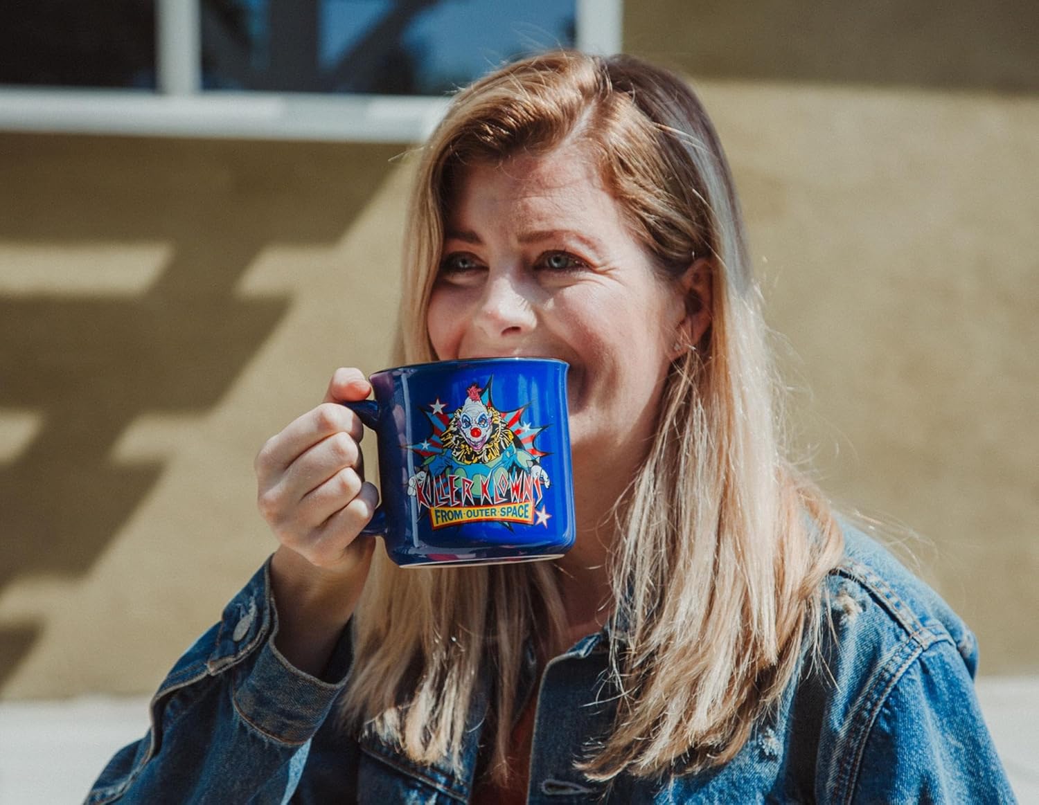 Silver Buffalo Killer Klowns From Outer Space Jojo Ceramic Camper Mug | Large Coffee Cup For Tea, Espresso, Cocoa | Holds 20 Ounces - Image 8