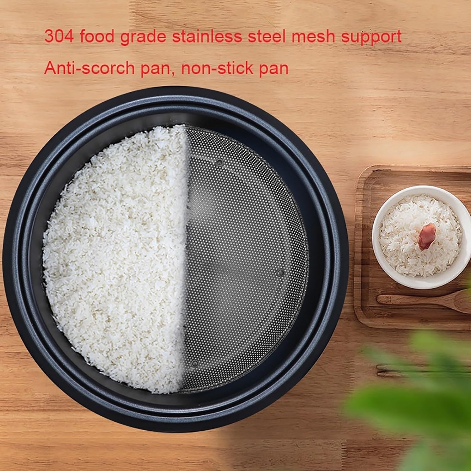 Rice Cooker, Large Capacity 10-23L, Old-fashioned Large Electric Rice Cooker for Commercial Use In Canteens and Hotels, for 10-30 People 220-240V US/EU(13L)