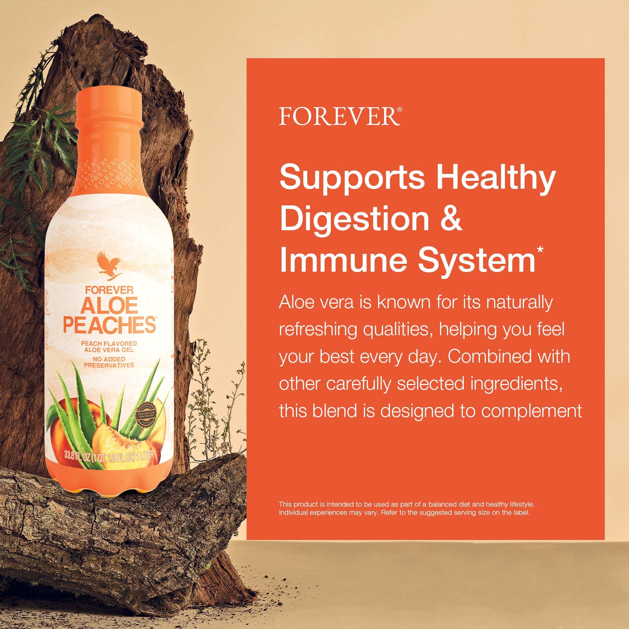 Amazon.com: Forever Living - Aloe Peaches, Pure Aloe with Real