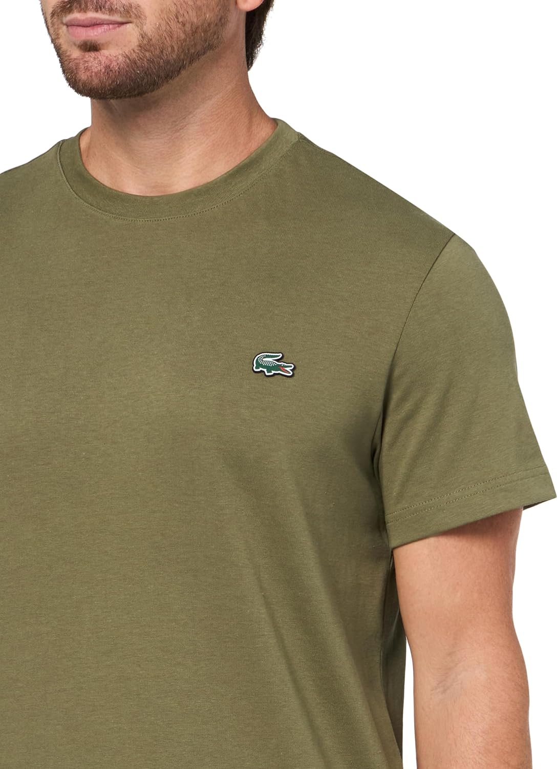 Lacoste Mens Relaxed Fit Signature Print T-Shirt - Image 3