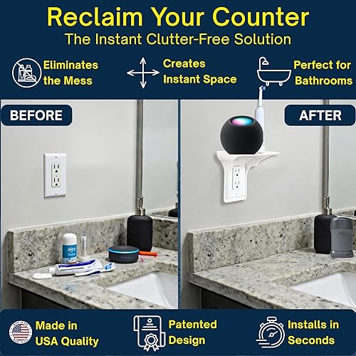 Miniatura 6 de Enchufe con estante Blanco,Almendra,Negro -,Gris,https://www.amazon.com/dp/undefined