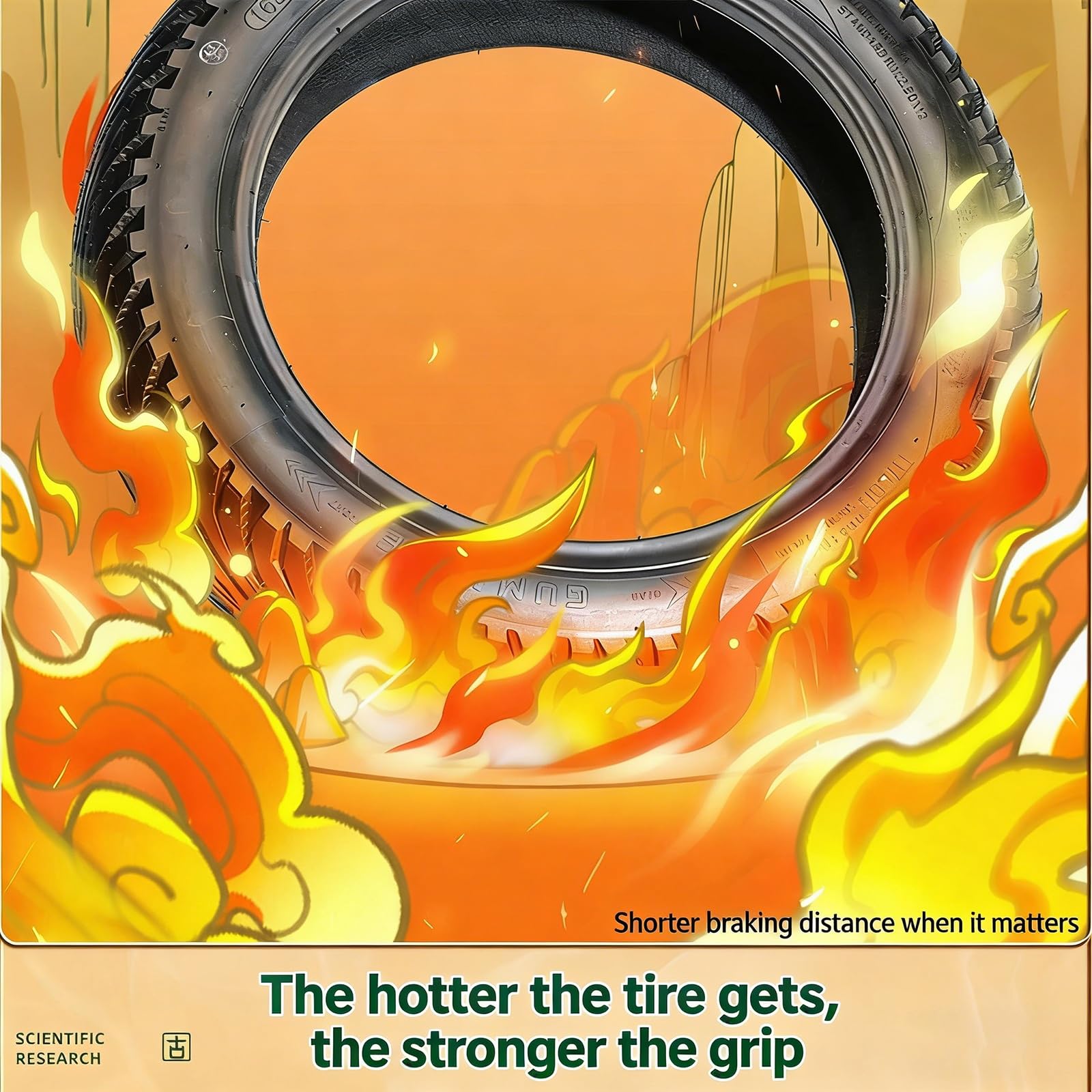 130/70-12 Opona bez Wewnętrznej Rury do Skutera Elektrycznego i Motocykla, 130/70/12 Antypoślizgowa i Nieprzebijalna Konstrukcja, Uniwersalna dla Przedniego i Tylnego Koła, 12 Cali