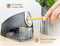 Vista 2 de Saca puntas eléctrico compacto de escritorio Stanley Bostitch, Negro