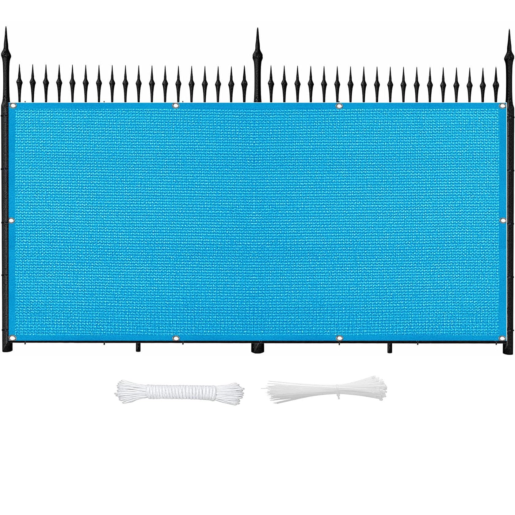 AEREY Balkon Sichtschutzplane 140x800 Cm – Blickdicht, Wind- & UV-geschützt
