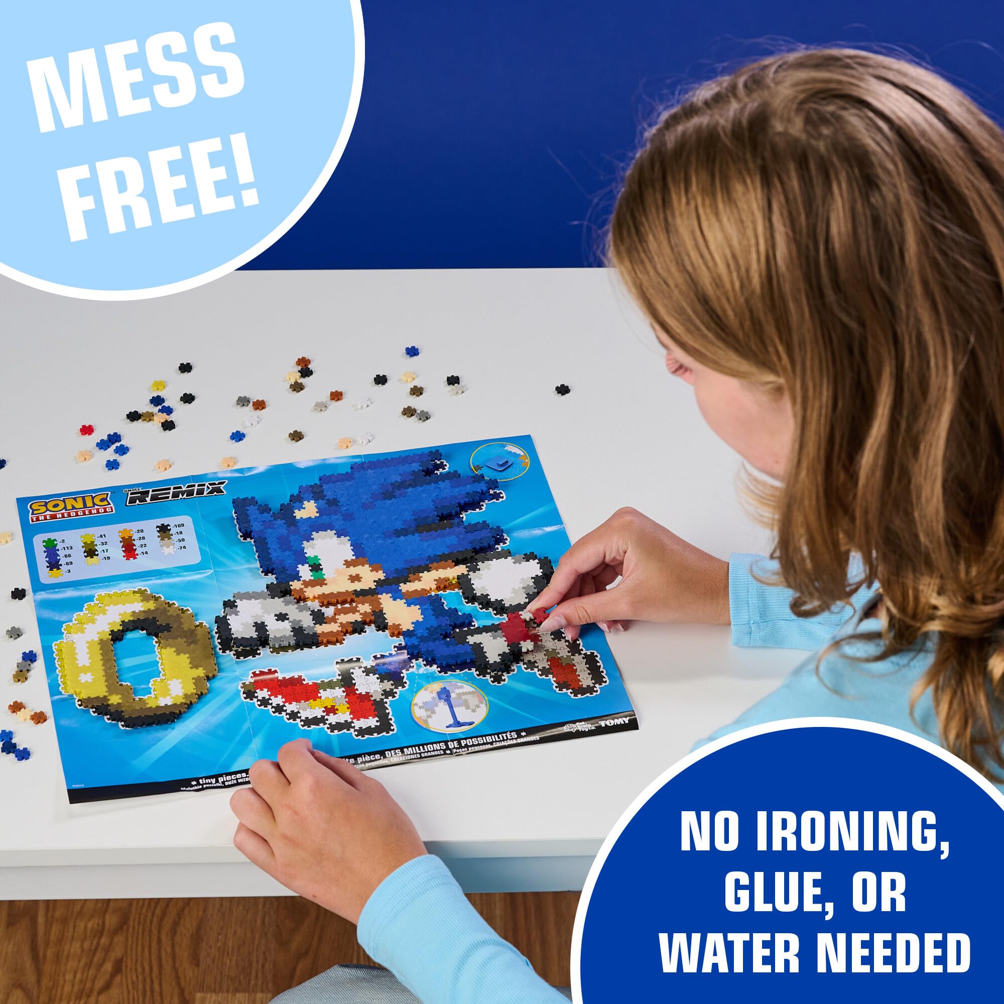 Amazon.com: Jixelz Remix Sonic the Hedgehog Craft Kit - Sonic and