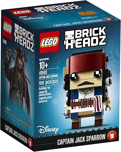 Kit constructor LEGO BrickHeadz Capitán Jack Sparrow 41593