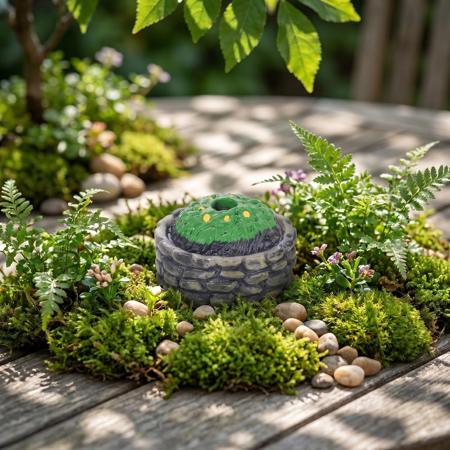 Totority 10pcs Tree Base Models 1.06 in Round Bases for Miniature Trees Miniature Landscape Table Decor DIY Crafts Dollhouse Home Decoration Sand Table Scene