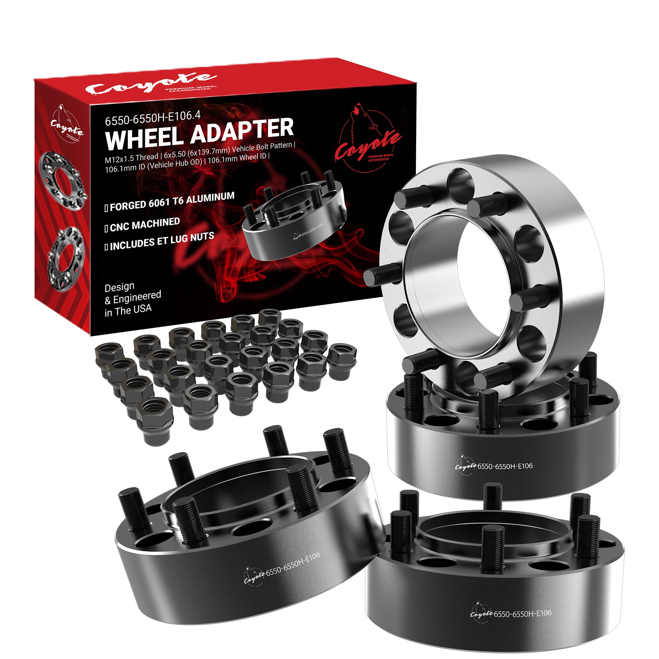 Wheel Accessories Parts 2 Inch Hub Centric Wheel Spacers