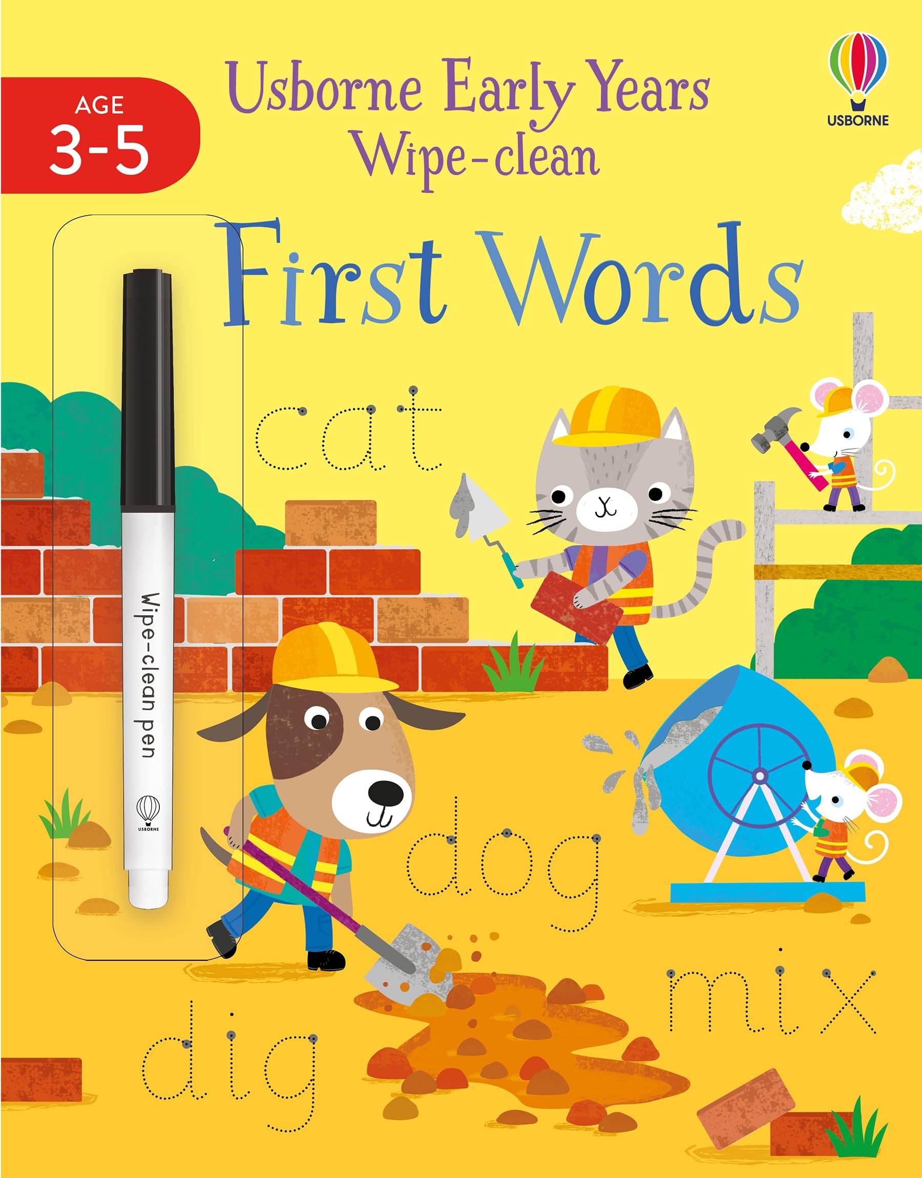 Early Years WipeClean First Words by Jessica Greenwell PAPERBACK 9781474986717