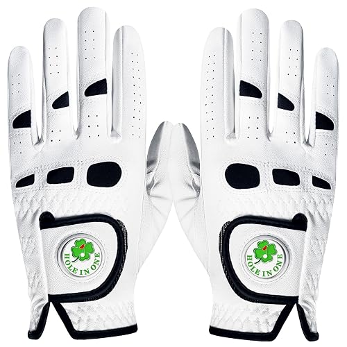 VEASAERS Golf Gloves Men Leather Value